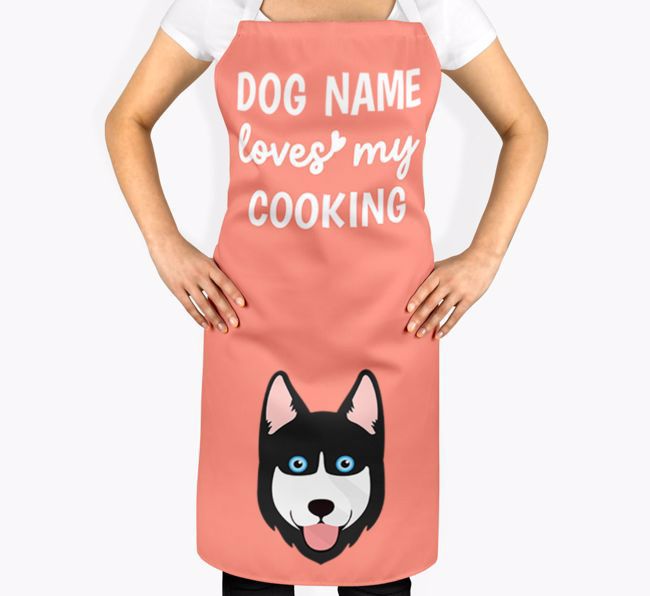 Loves My Cooking: Personalised {breedFullName} Apron